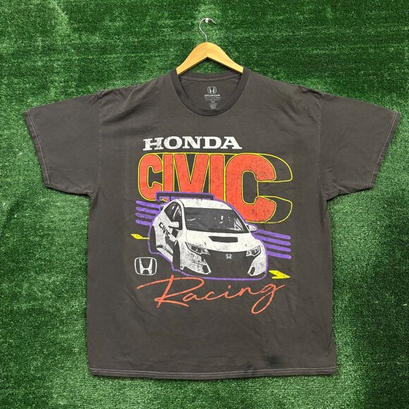 Honda Civic Racing Poster T-Shirt Size O/S - Picture 1 of 4